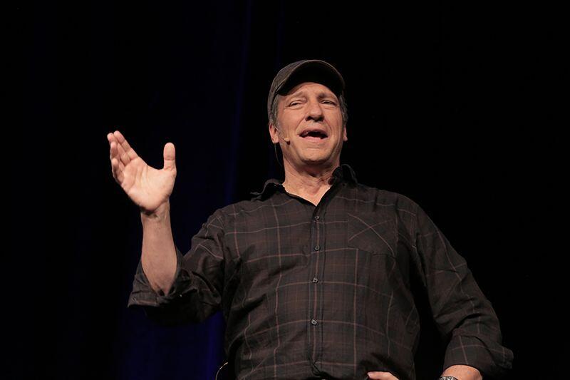 MIke Rowe with a puzzled look.