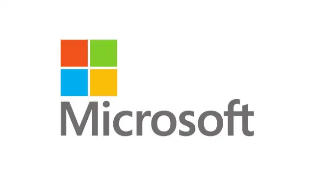 Microsoft logo.