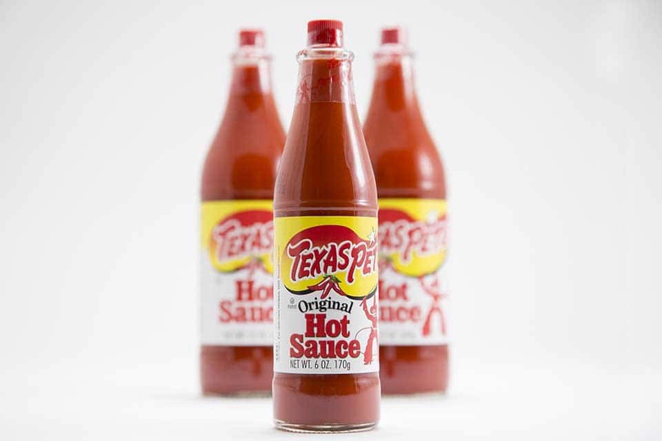 Product shot of Texas Pete Hot Sauce.
